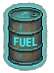 Blue Fuel barrel